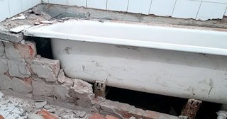 Демонтаж ванной комнаты в Карталах - стоимость работ от 833 руб. | Сварной-Крт